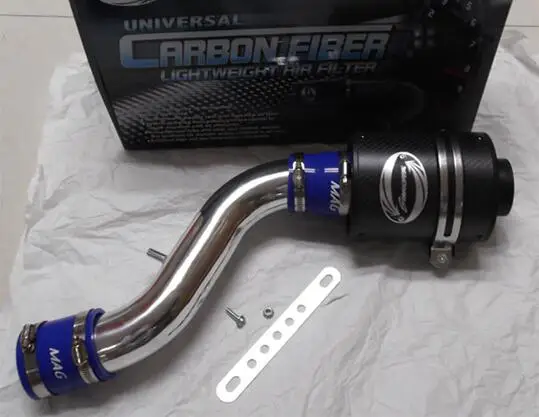 with carbon filter Комплект воздухозаборника наивысшего качества+ воздушный фильтр для 2006 Mitsubishi Lancer Lioncel 1,6 1,5 - Цвет: with carbon filter
