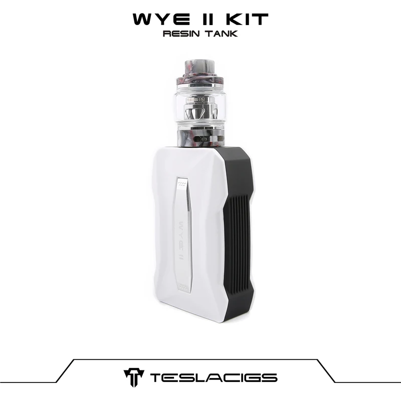 Оригинал Тесла Уай II Kit электронная сигарета и Teslacigs 215 W тройник mod 4/6 мл смоляной