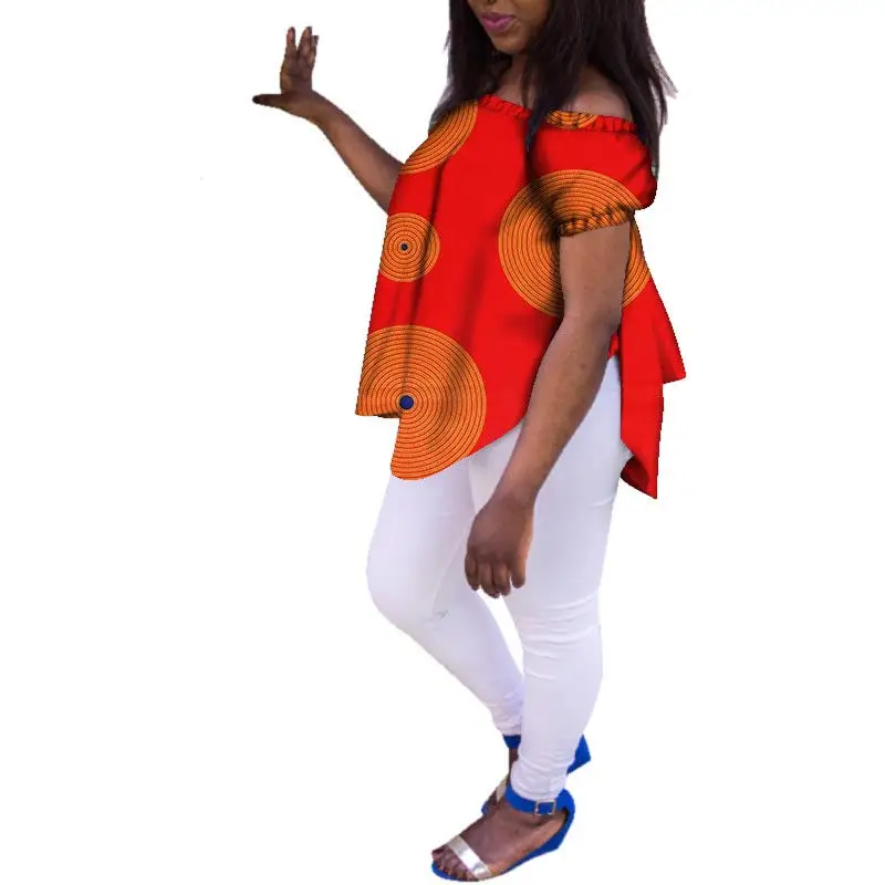 African Skirt For Women 2019 Batik Brief Style Dashiki Dresses Short Sleeve Plus Size Bazin Riche | Тематическая одежда и