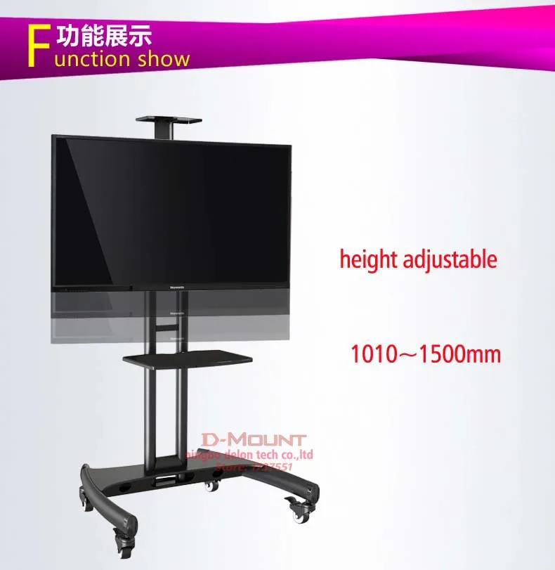 Супер качество алюминий NB AVA1500-60-1P 3"-65" Белый ЖК-Телевизор тележка плоская панель плазменная тележка стенд с камерой лоток и AV полка