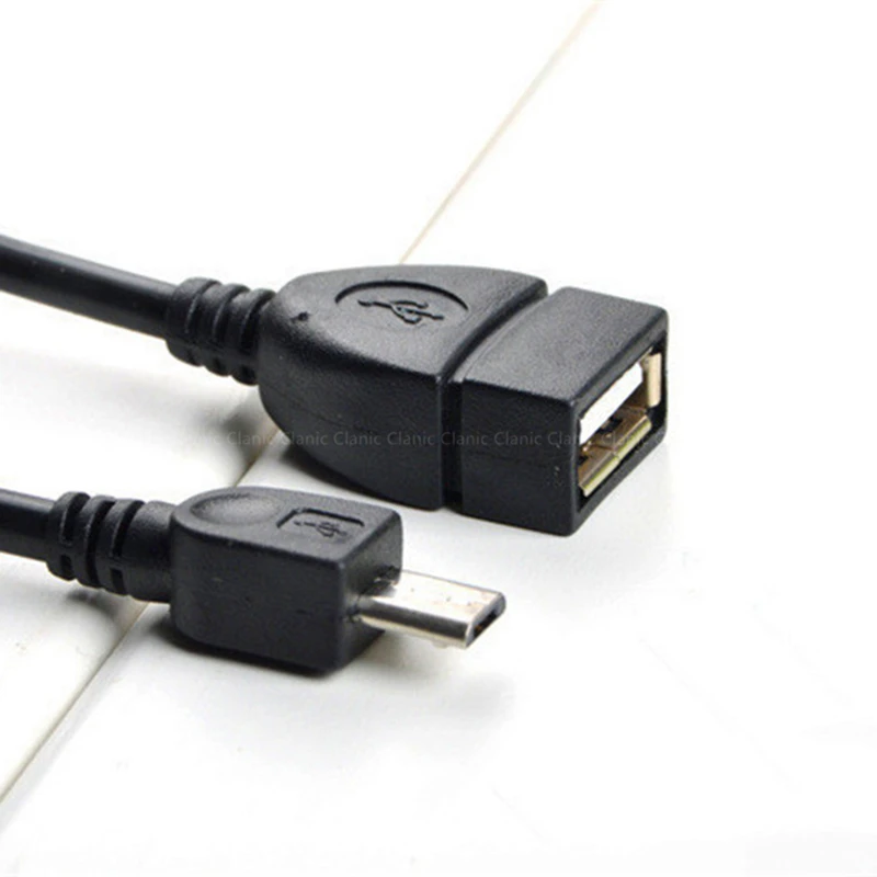 Прочный кабель Micro USB OTG многофункциональный короткий для Android адаптер 15 см