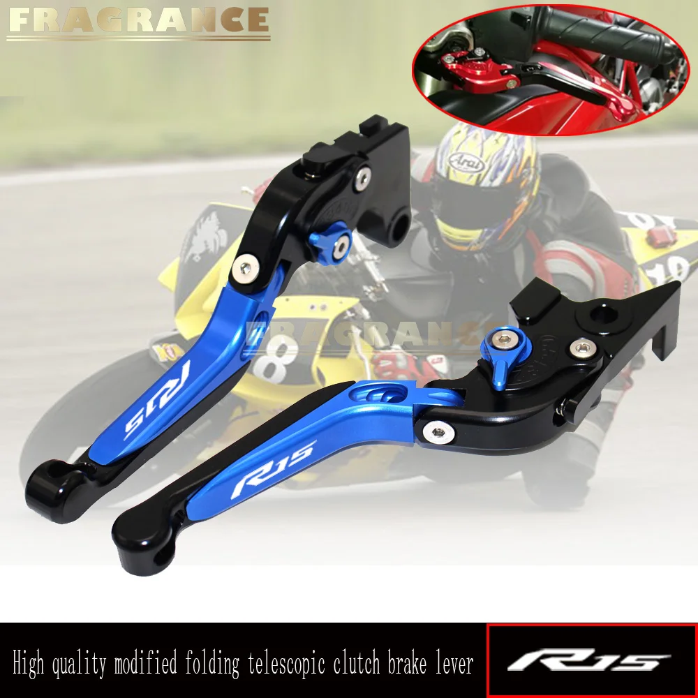 

Motorcycle Folding Extendable Adjustable Clutch Brake Levers For YAMAHA YZF R15 V3 2018 2019 YZFR15 YZF-R15