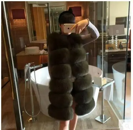 Меховой жилет весна зима осень женские пальто из искусственного меха на талии