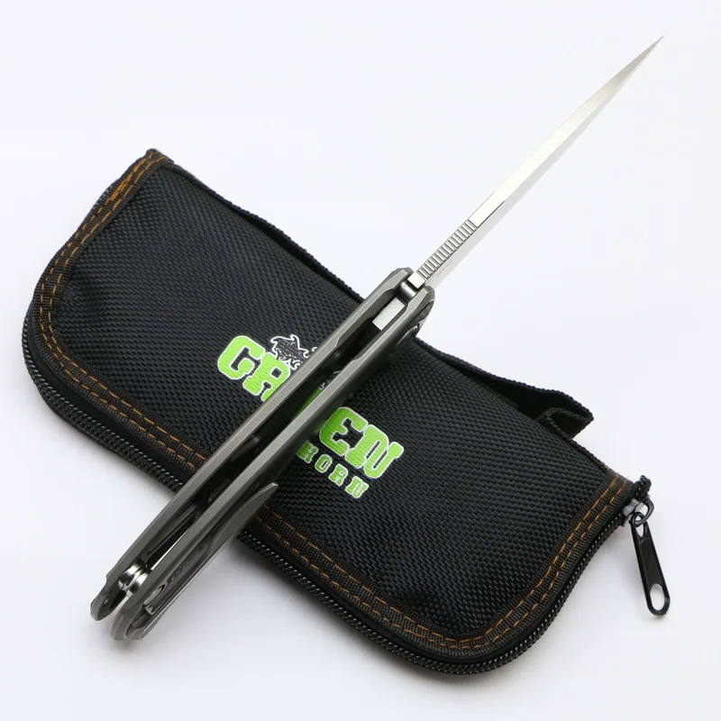 Green Thorn F95 Флиппер складной нож m390 стали titanium CF для кемпинга охоты карман отдыха на