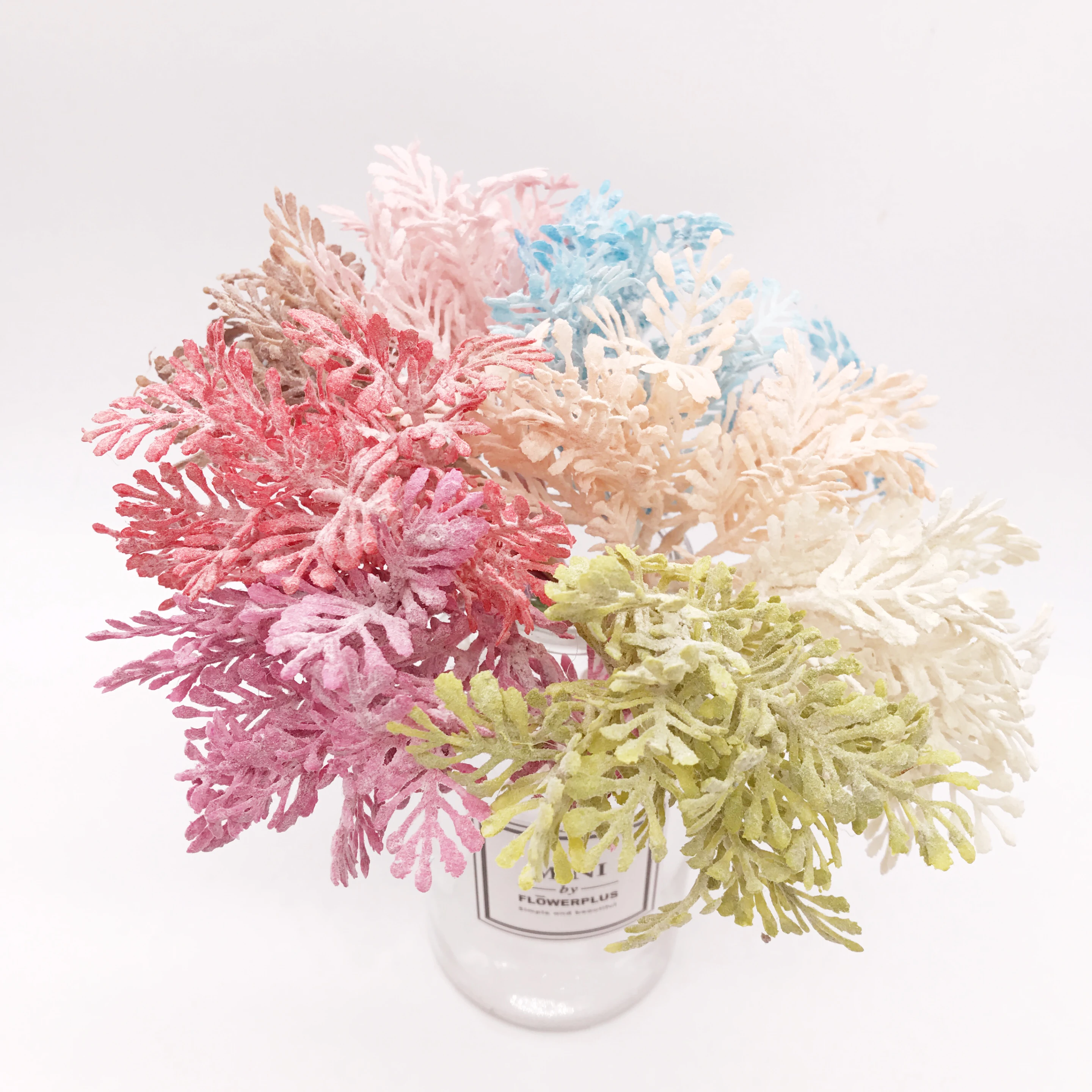 Новинка 6 шт. Искусственная Имитация травы папоротники искусственные цветы для