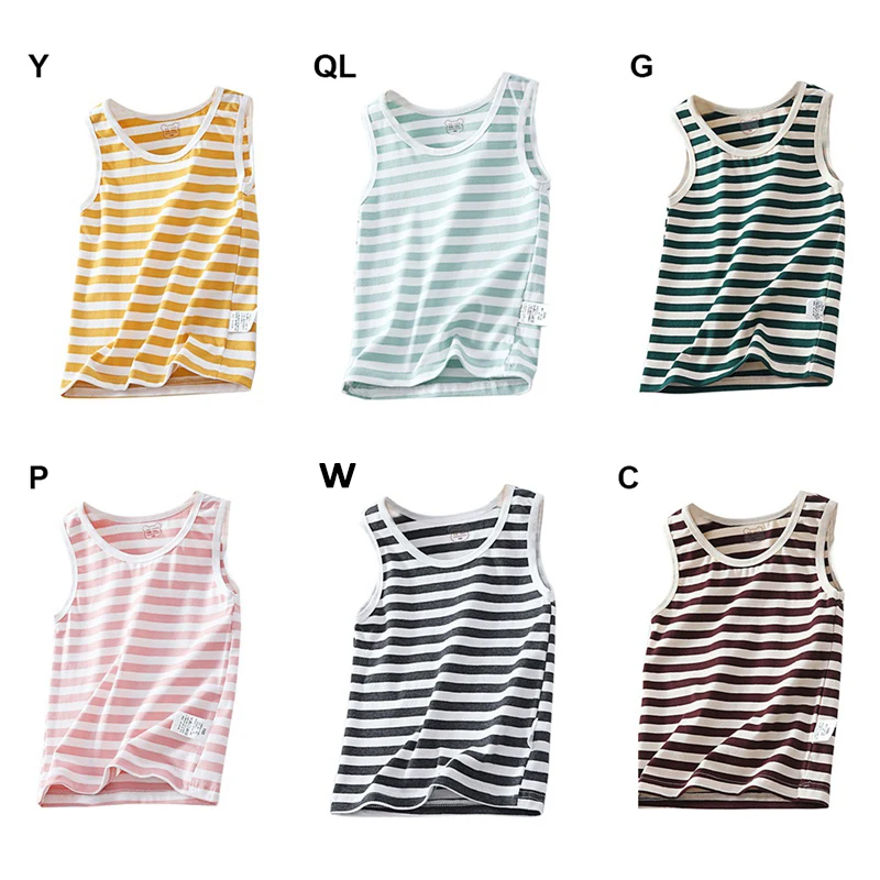 Детский хлопковый жилет на возраст 2 7 лет|Футболки для мальчиков| |