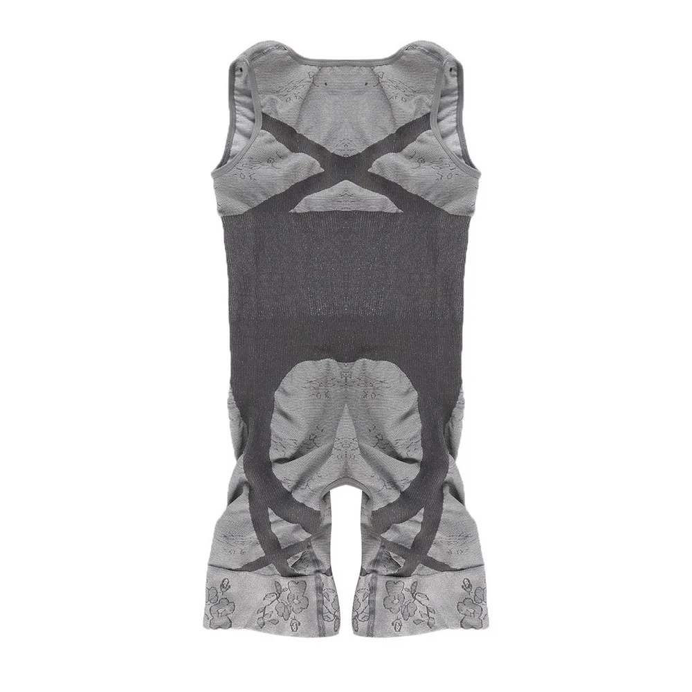 L to XL Натуральный Бамбуковый карбоновый боди для похудения, женское корректирующее белье, Корректирующее белье, корсеты для талии - Цвет: L to XL