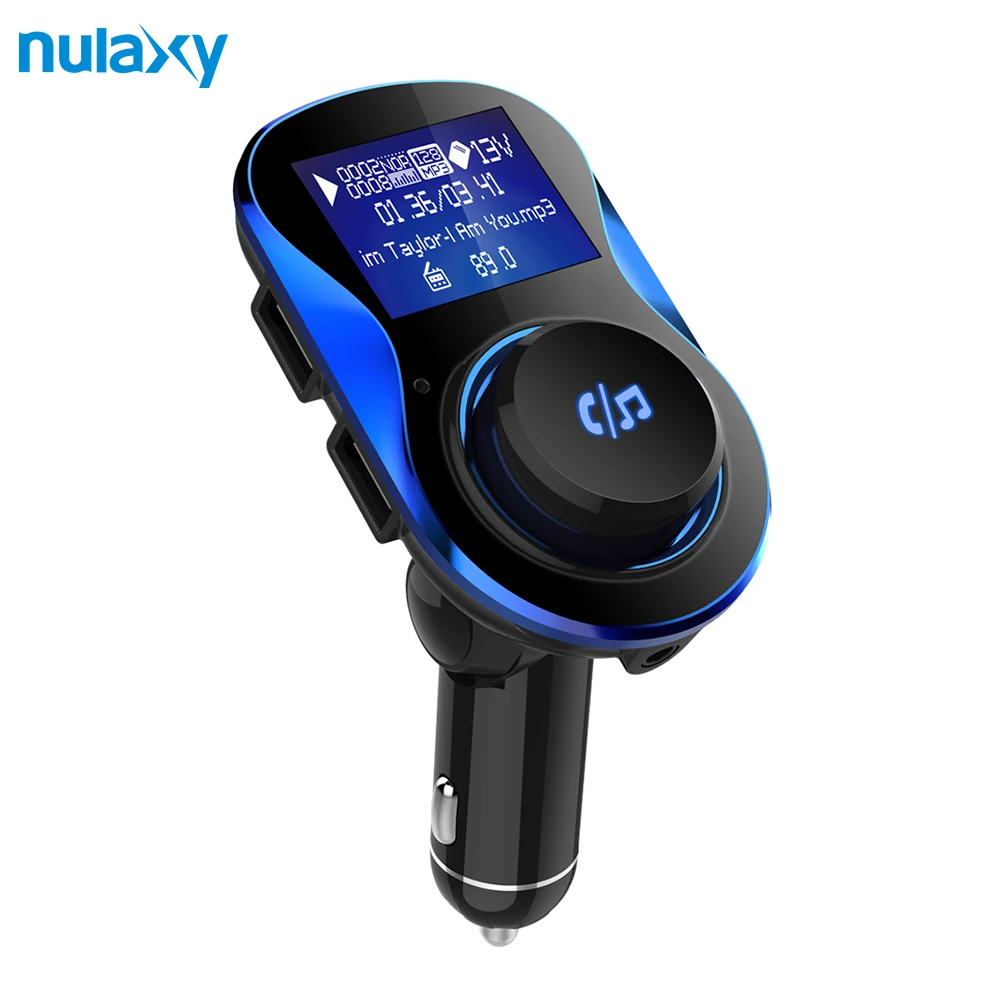 Nulaxy Bluetooth fm передатчик Беспроводной модулятор с Мощность переключатель