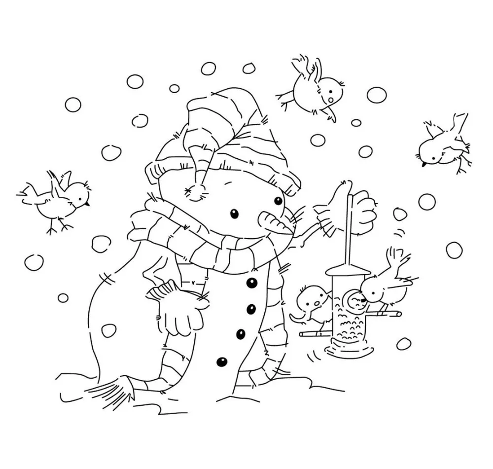 Снеговик фотоальбом для скрапбукинга из прозрачной силиконовой резины DIY A208 | Дом