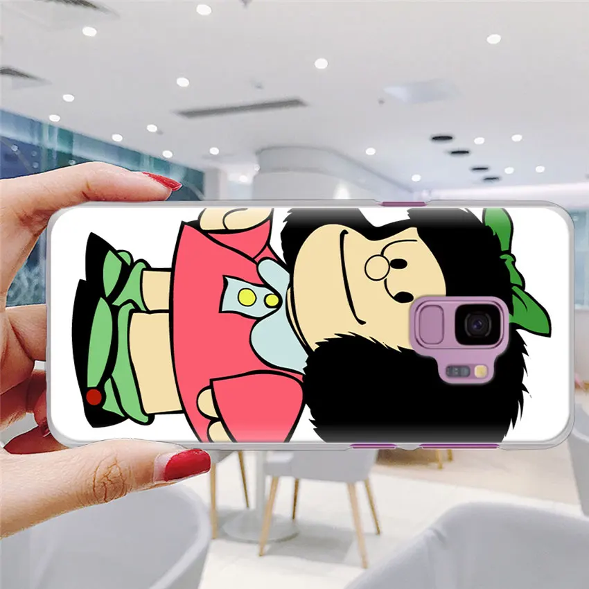 Mafalda чехол для телефона для samsung Galaxy S10e S10 плюс S7 S8 S9 Plus, Note 8, 9, 10, плюс S10 5G M20 M30 жесткий чехол Coque