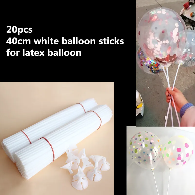 latex balloon stick 7 трубок держатель воздушных шаров колонна-подставка прозрачный пластиковый шар палочка День Рождения украшения Детские свадебные шары Декор - Цвет: latex balloon stick