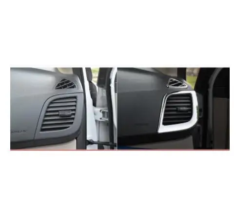 Автомобильный выход для кондиционера 6 шт. ABS хромированные аксессуары Hyundai Solaris