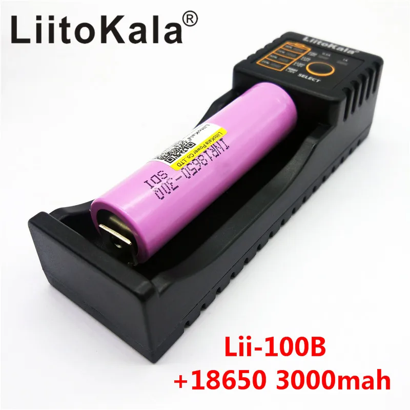 Liitokala 100% оригинальный INR18650 30Q перезаряжаемый аккумулятор 3000 мАч литий ионный для