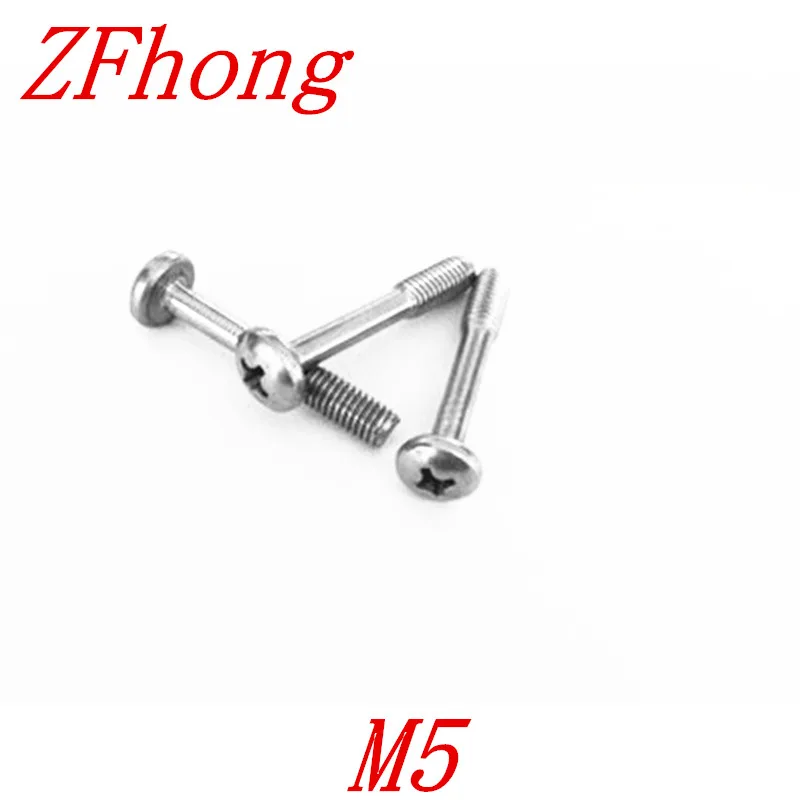 

30pcs/lot M5*8/10/12/16/20/25/30/35/40 pan head screws with waisted shank Captive screws
