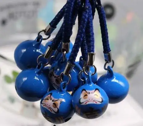 Новая партия 10 шт удачи 4 цвета 3D кулон сотовый телефон ремешок с подвеской JINGLE BELLS