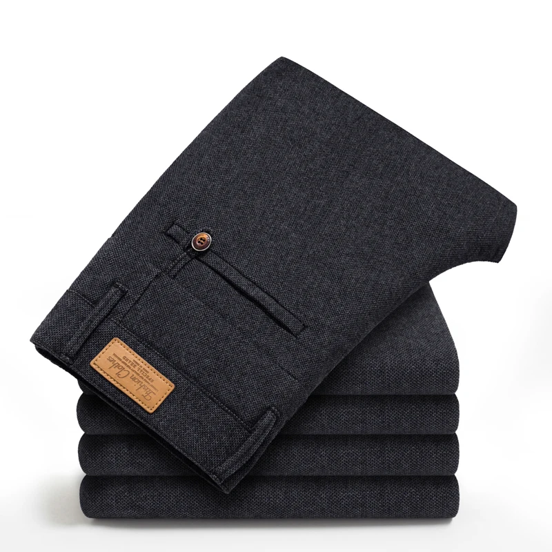 Мужские классические повседневные брюки Прямые размер 38 весна 2019|Повседневные