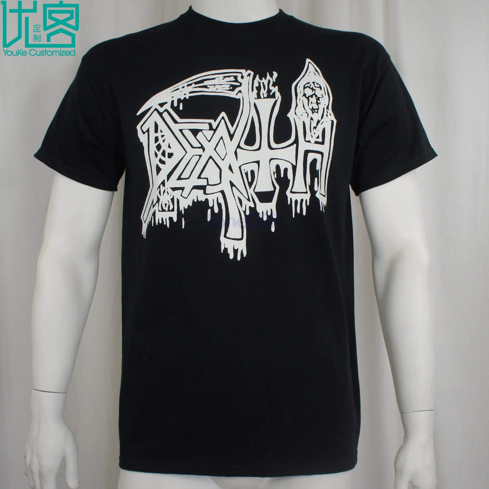 Оригинальная футболка с логотипом DEATH Band Bloody S 3XL черный металл новая дешевая
