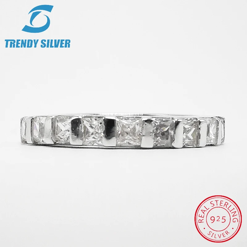 

vintage rings silver real 925 sterling jewelry for women rose gold with stone zircon solid elegant