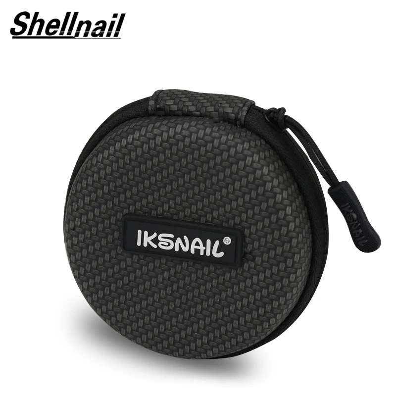 Чехол Shellnail для наушников Airpods жесткий чехол на молнии с круглым карманом Apple AirPods