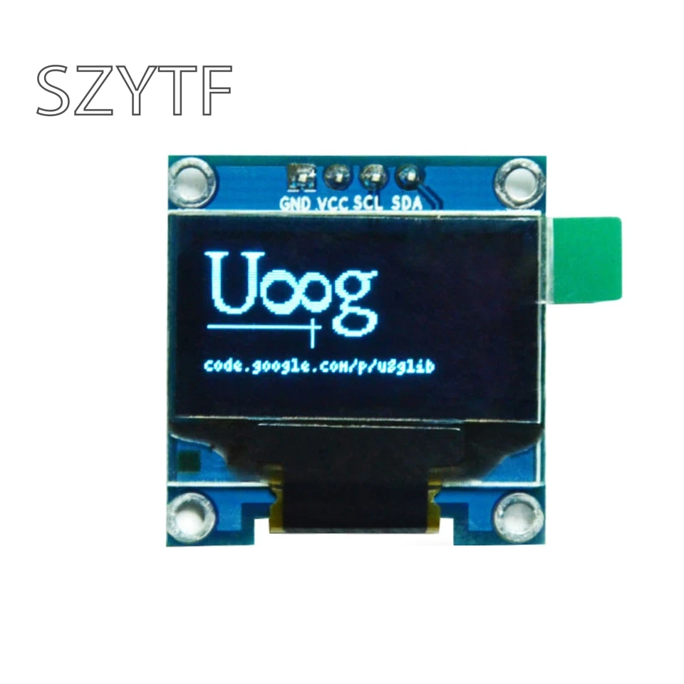 0 96 дюймовый oled-дисплей 12864 lcd белый экран модуль IIC интерфейс дисплей для arduino |