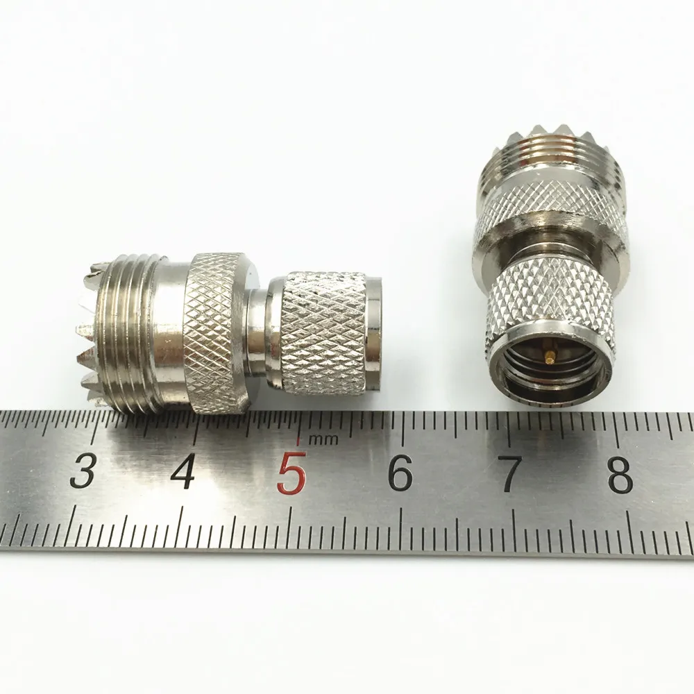 10 шт. UHF SO239 гнездовой разъем в мини штекер прямой F/M 50Ohm высокое качество адаптер