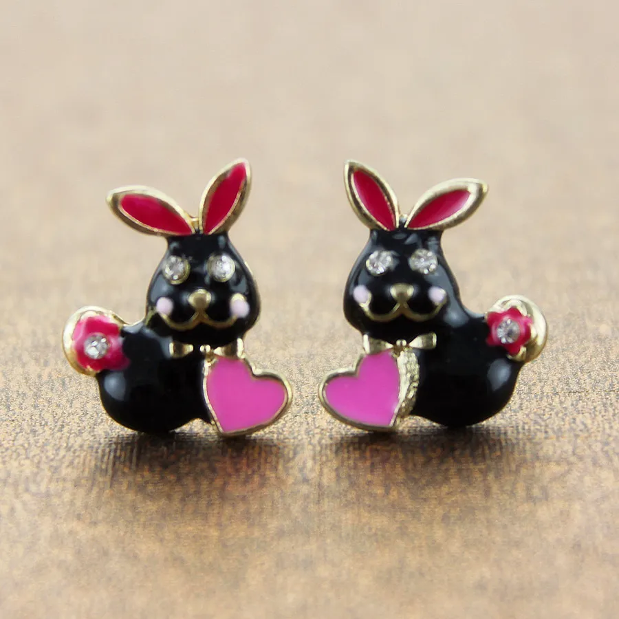 Модные серьги гвоздики 2014 модные новые чистые и бесшумные свежие элегантные