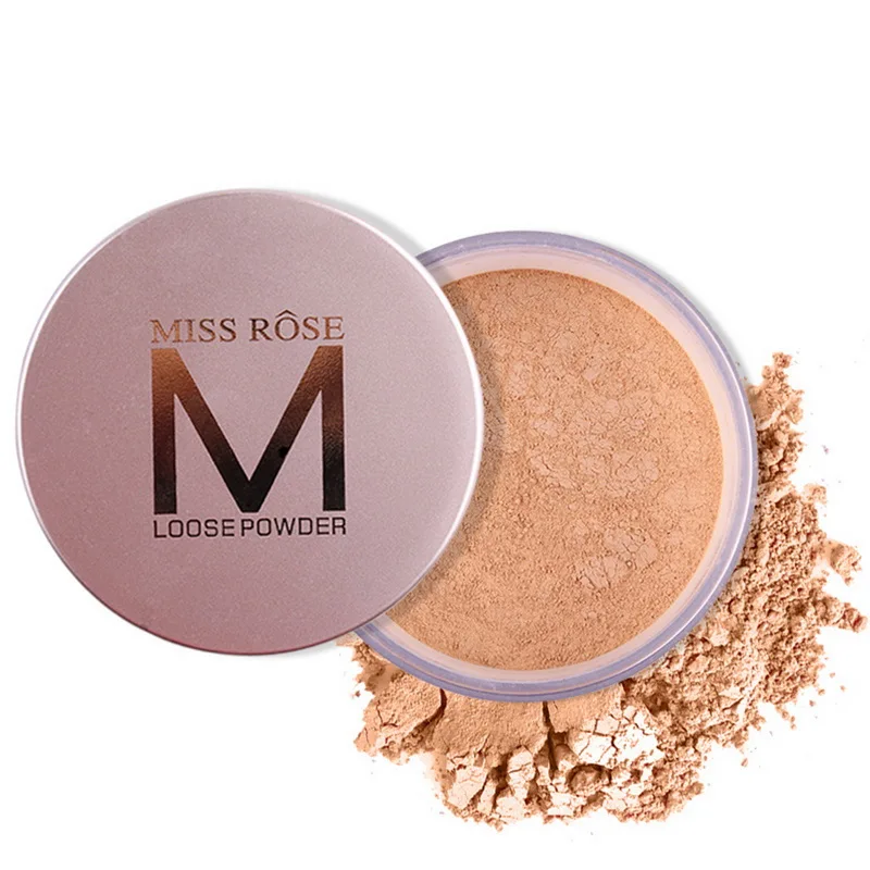 Бренд Miss Rose пудра для лица Maquiagem стойкий осветлитель кожи свободный порошок