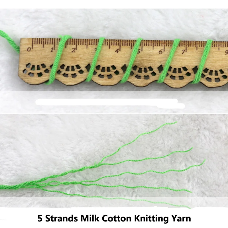 10 Pcs / Lot 60% Acrylic 40% cotton milk thick yarn crocheted soft baby for hand knitting crochet laine a tricoter | Дом и сад
