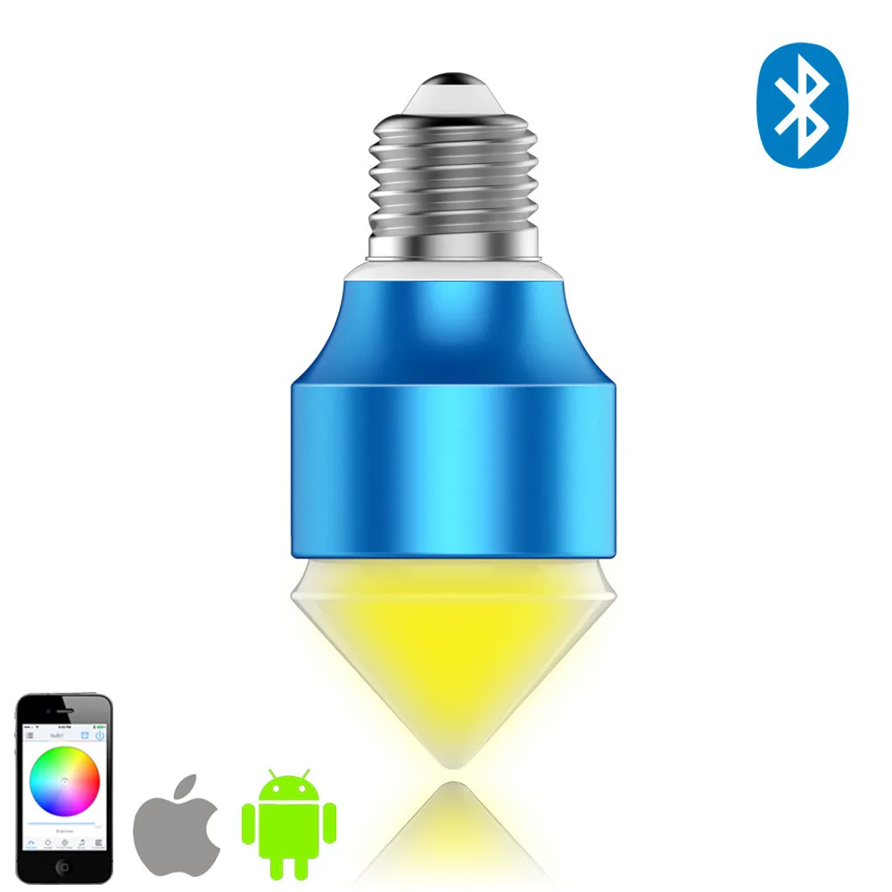 AC100V AC240V Magic Blue 6 Вт E27/GU10 RGBW Светодиодная лампа Bluetooth 4 0 smart затемнения освещения