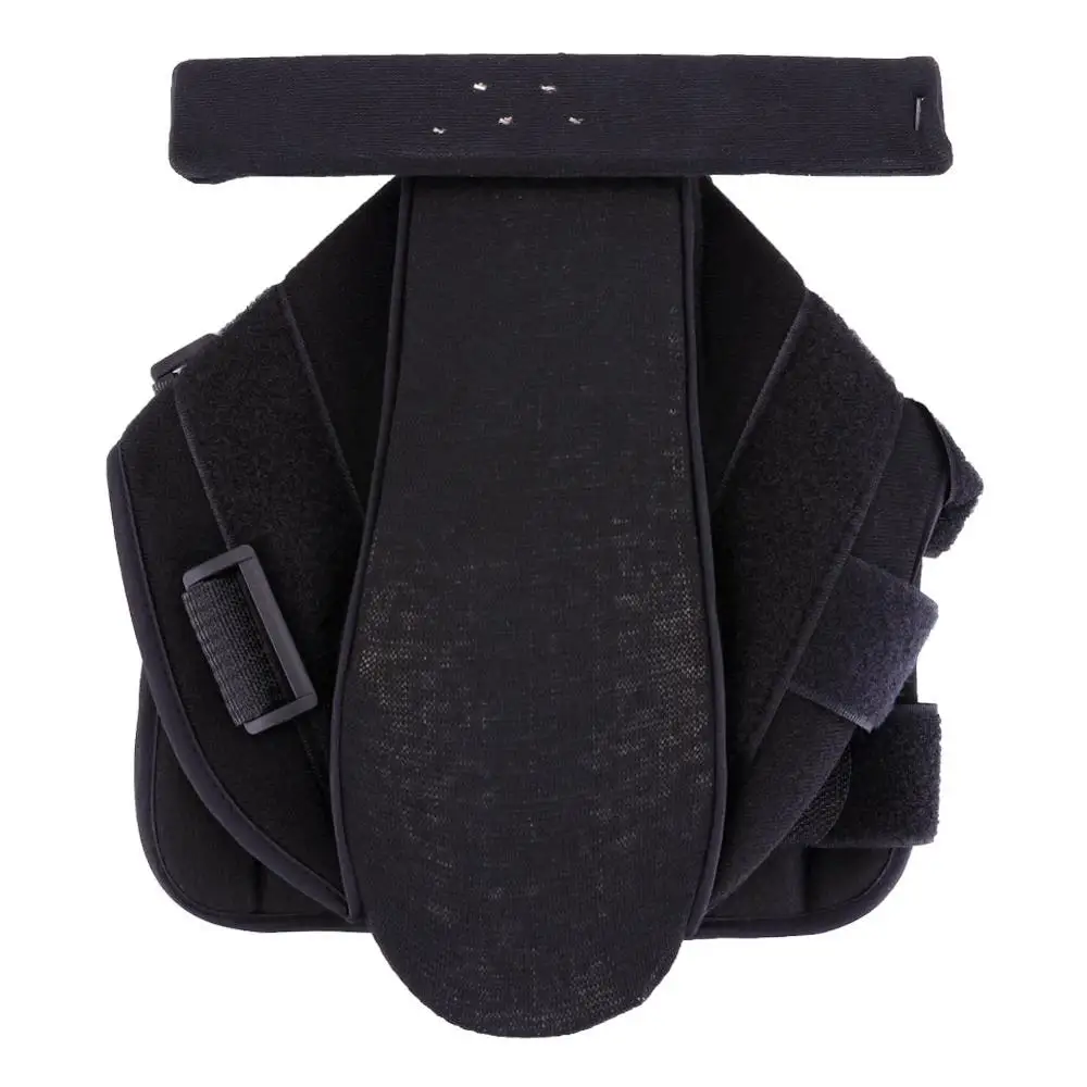 Черная регулируемая Ночная шина для восстановления от перелома ног Подошвенный