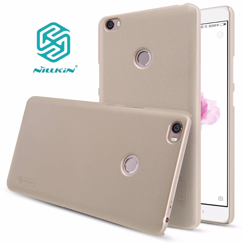 Матовый защитный чехол Nillkin из поликарбоната для xiaomi mi max, чехол(6,44 ''), Пластиковая Задняя крышка для xiaomi mi max Pro, защитный чехол - Цвет: Gold