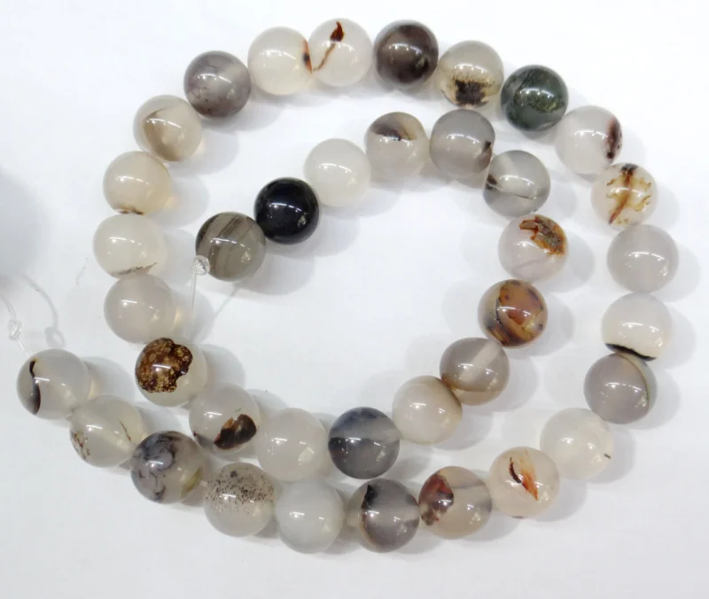 Бусины из натурального камня Sardonyx белые черные бусины-Агаты в форме цветка