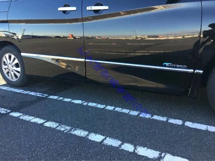 Хромированная накладка на боковую дверь из АБС-пластика для NISSAN Серена C27 2017 2018 2019