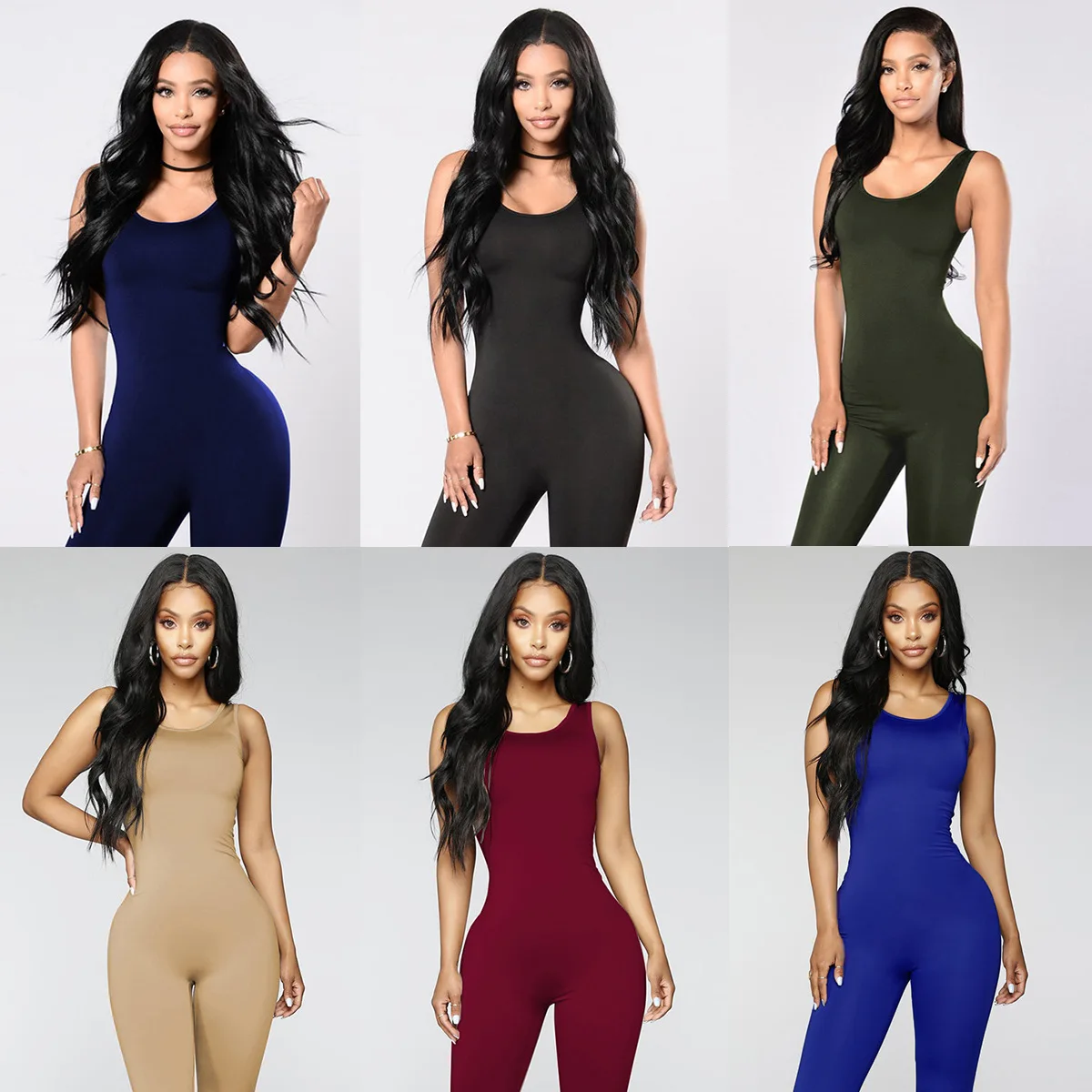 Пикантные с открытыми плечами боди Для женщин Bodycon рукавов комбинезон длинные