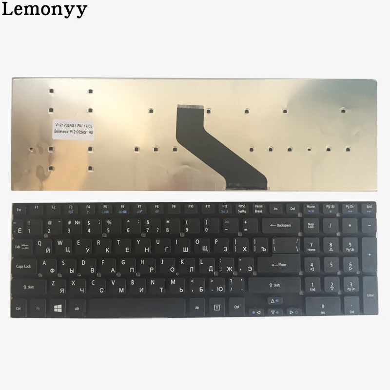 Новая русская клавиатура для ноутбука acer Aspire ES1-512-C4DW N15W4 ES1-512 ES1-711 ES1-711G Русская клавиатура