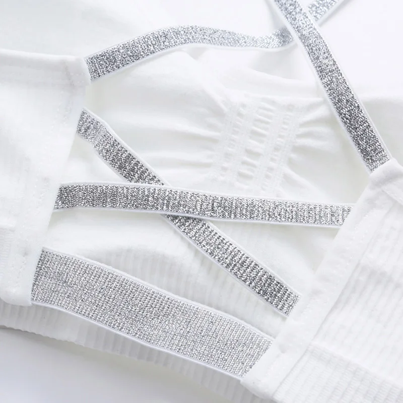 Женский спортивный бюстгальтер VEQKING Мягкий Бесшовный Бюстгалтер для йоги и бега