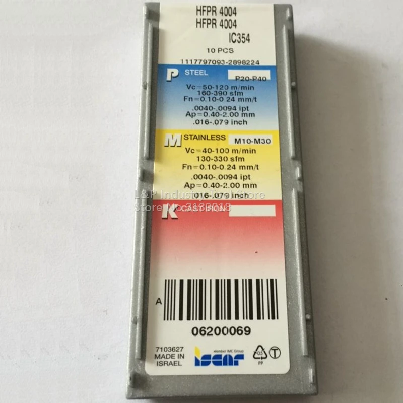 Свяжитесь с продавцом перед тем как оформить заказ Оригинал ISCAR HFPR4004 IC354 4 мм