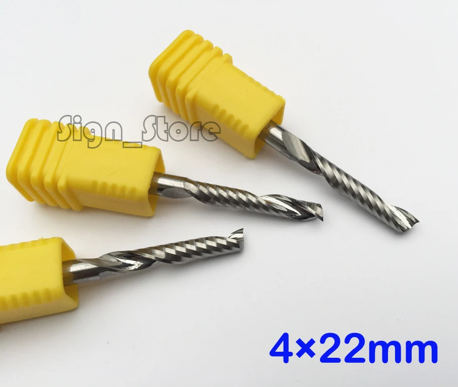 Новинка 3 шт. гравировальные фрезы из карбида с одной канавкой Фрезы ЧПУ