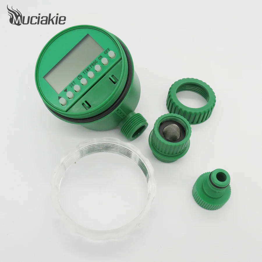 Автоматический умный электронный таймер для полива сада MUCIAKIE ЖК дисплей|water