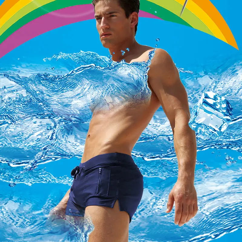 Мужская одежда для плавания с заниженной талией купальный костюм серфинга