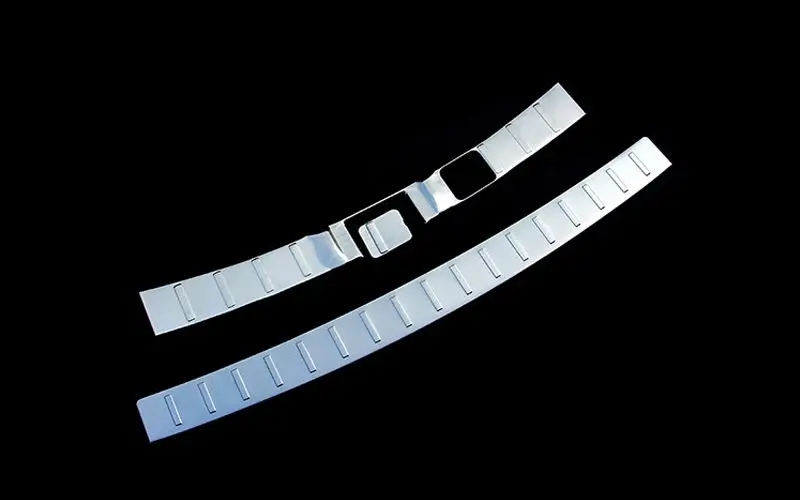 BBQ@FUKA Новый автомобильный стайлинг внешнего и внутреннего защитного щитка заднего бампера, наклейка подходит для Mitsubishi Outlander 2013 2014 гг.