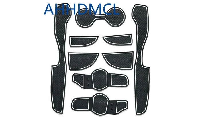 

AHHDMCL Non-Slip Car Door Gate Slot Mats Cup Armrest Storage Pad Mat For Chevrolet Malibu 2012