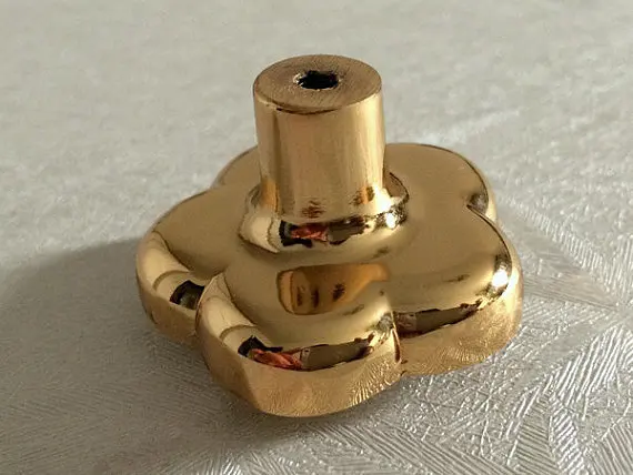 Золотые ручки с кристаллом из стекла комод/ручки ящика Цветочные Стразы ручка