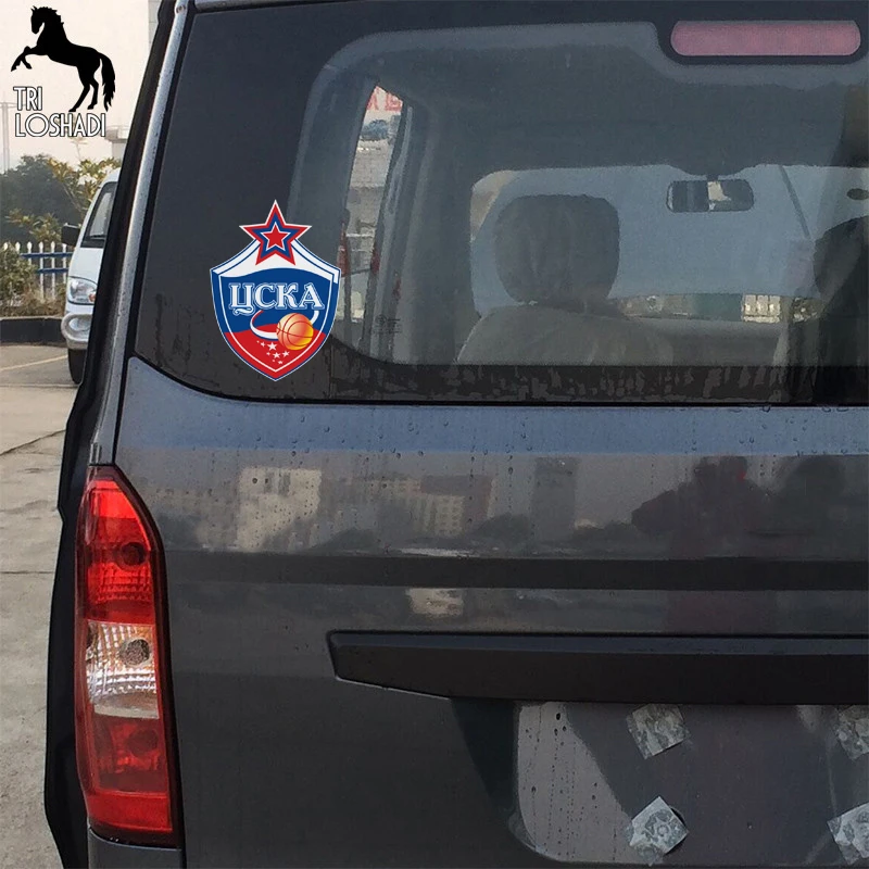 Tri Loshadi TRL129 14.4x20cm CSKA Moscow Football club car sticker funny stickers styling | Автомобили и мотоциклы