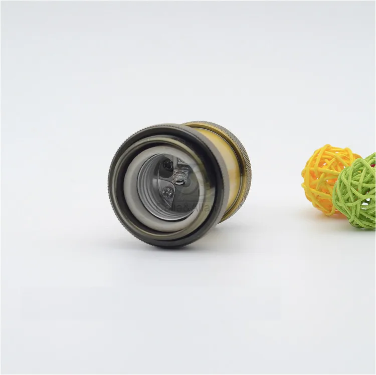 Винтажные латунные лампы гнездо DIY Подвеска лампа Светильник с проводом E27