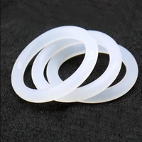 white silicone ring gasket cs 1mm od 5 80mm food grade waterproof washer rubber silicone gasket rubber o ring