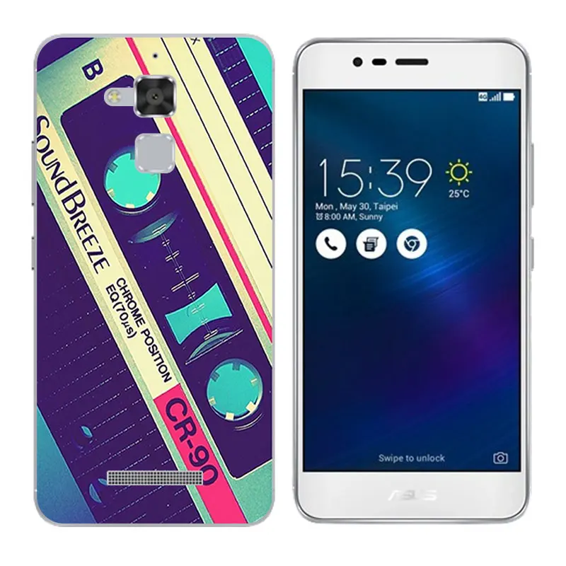 Чехол для Asus Zenfone 3 Max ZC520TL принт пианино Силиконовый Для ZenFone Deluxe ZS550KL мягкая
