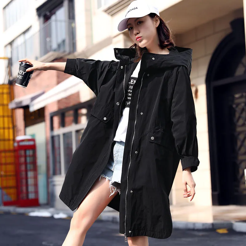 2109 Весенняя новинка Женская ветровка темпераментная модная повседневная