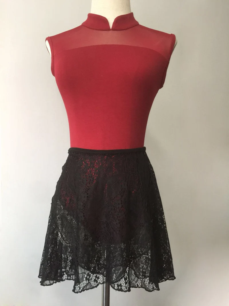 Балетная юбка для взрослых новый дизайн 2021 тренировочное трико черного цвета