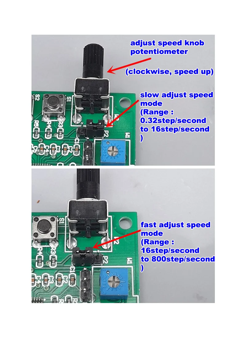 DC 5 V-12 V 6V 2-фазный 4-проводной микро шаговый мотор драйвер мини 4-фазный 5-проводной Шаговый двигатель Скорость модуль контроллера доска